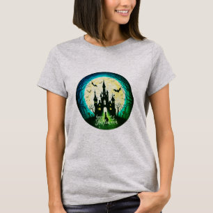 Camiseta Castle Haunted Happy Halloween Creepy
