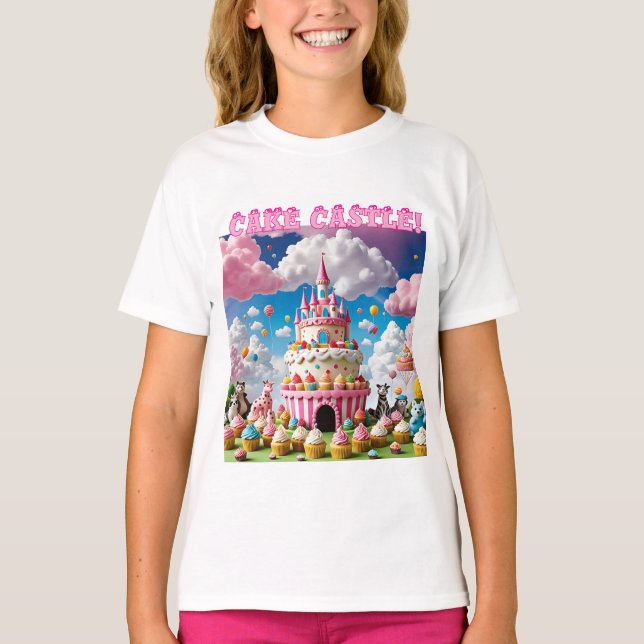Camiseta Castle Impressão T-shirt (Frente)