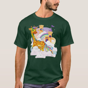 Camiseta Castle Magical Rainbow Cute Unicorn Africa Animal