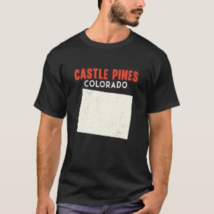 Camiseta Castle Pines Colorado EUA State America Viagem Col