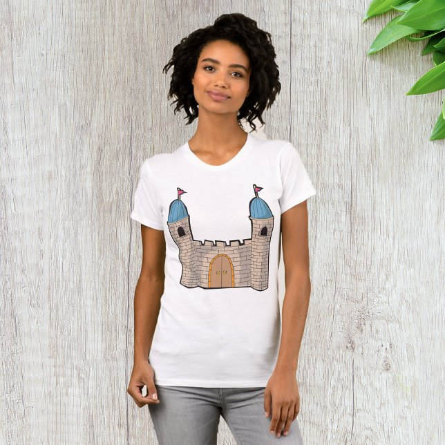 Camiseta Castle Womens T-Shirt (Criador carregado)