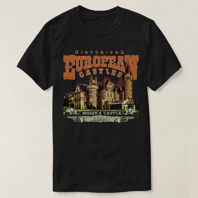 Camiseta Castles Moszna na Polônia (Frente do Design)
