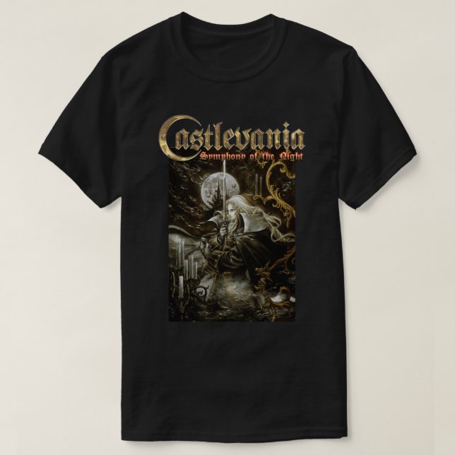 Camiseta Castlevania - Symphonie de la nuit T-shirt classiq (Frente do Design)