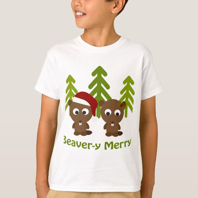Camiseta Castor Alegre! Castores de Natal (Frente)
