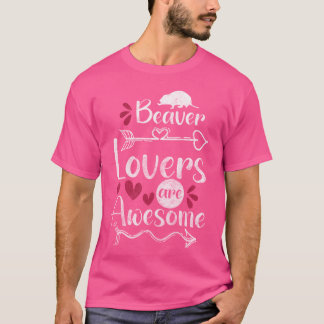 Camiseta Castor Animal Água vintage