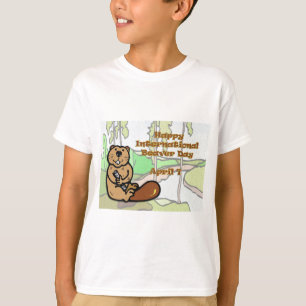 Camiseta Castor dia o 7 de abril internacional