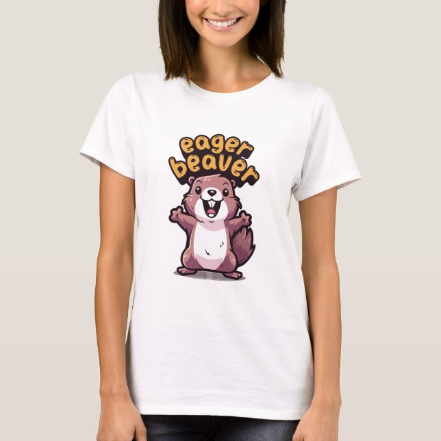 Camiseta Castor Diligente (Frente)