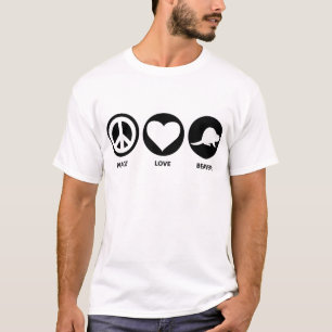 Camiseta Castor do amor da paz