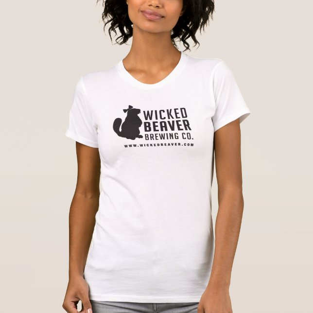 Camiseta Castor mau que fabrica cerveja o t-shirt das (Frente)