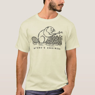 Camiseta Castor Natureza Engenheiro Original Animal Diverti
