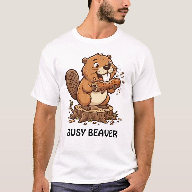 Camiseta Castor ocupado (Frente)