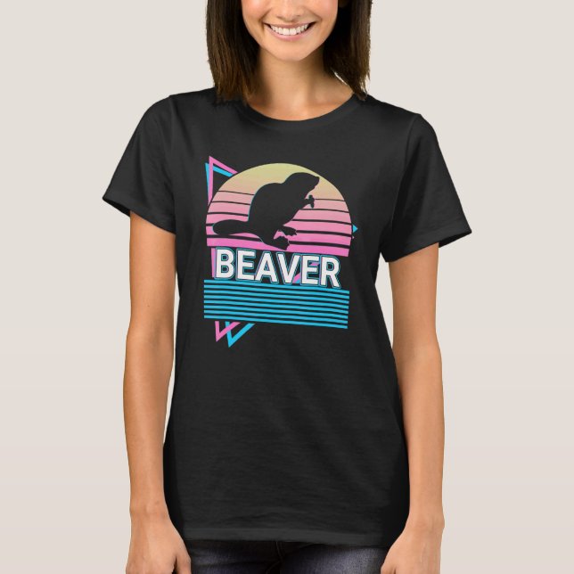 Camiseta Castor Retro (Frente)