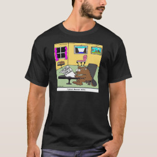 Camiseta Castor Testamentos Vivos Rick Londres Engraçado