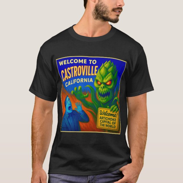 CAMISETA CASTROVILLE, CALIFÓRNIA ARTICHOKE. (Frente)