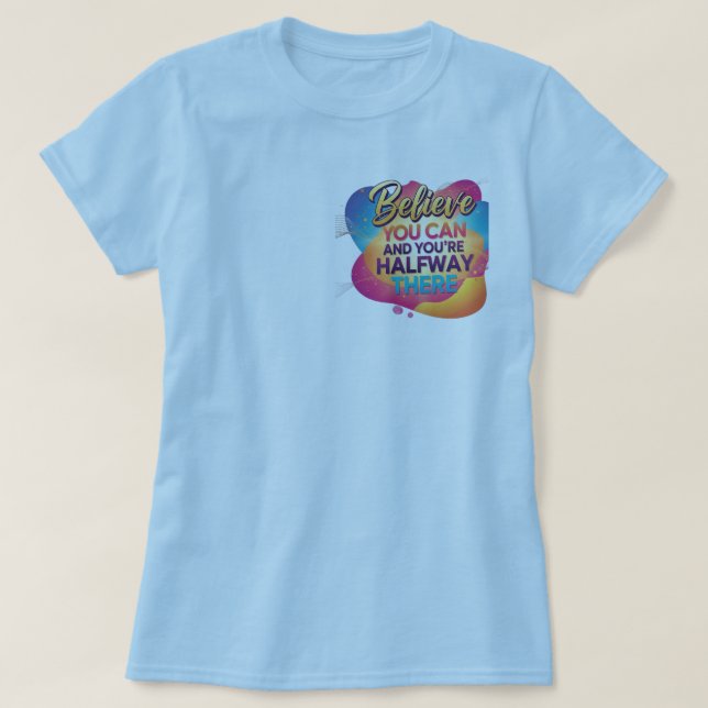 Camiseta Casual da Moda para Uso Diário (Frente do Design)