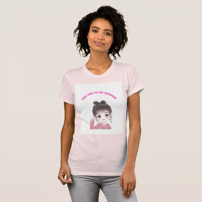 Camiseta casual feminina - Algodão mole no dia a d (Frente Completa)
