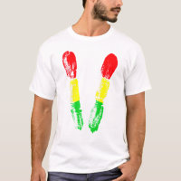 Casual Reggae Drum Sticks Reggaeton Jamaica Music