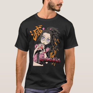 Camiseta Casual Waifu Nezuko Kny Anime Kimetsu No Yaiba Dem