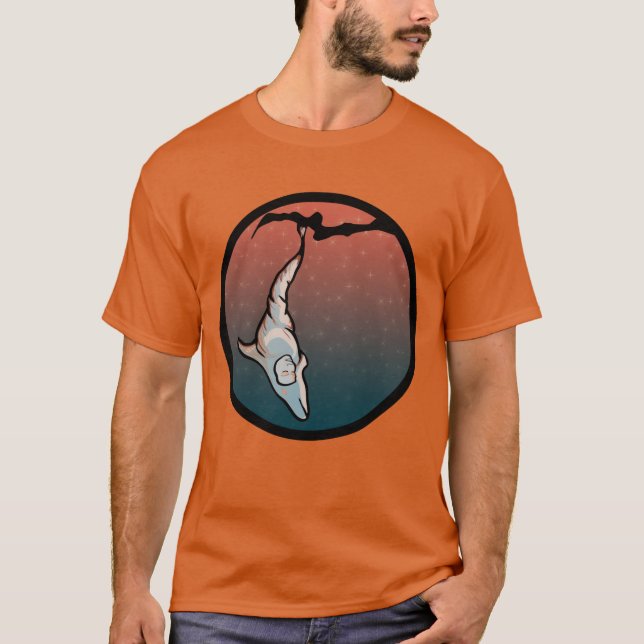 Camiseta casulo de golfinho (Frente)