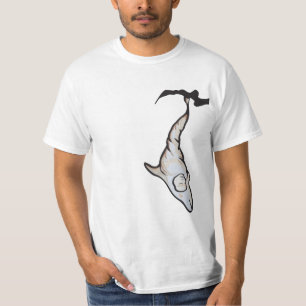 Camiseta casulo de golfinho