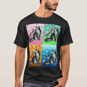Camiseta casulo preto e branco