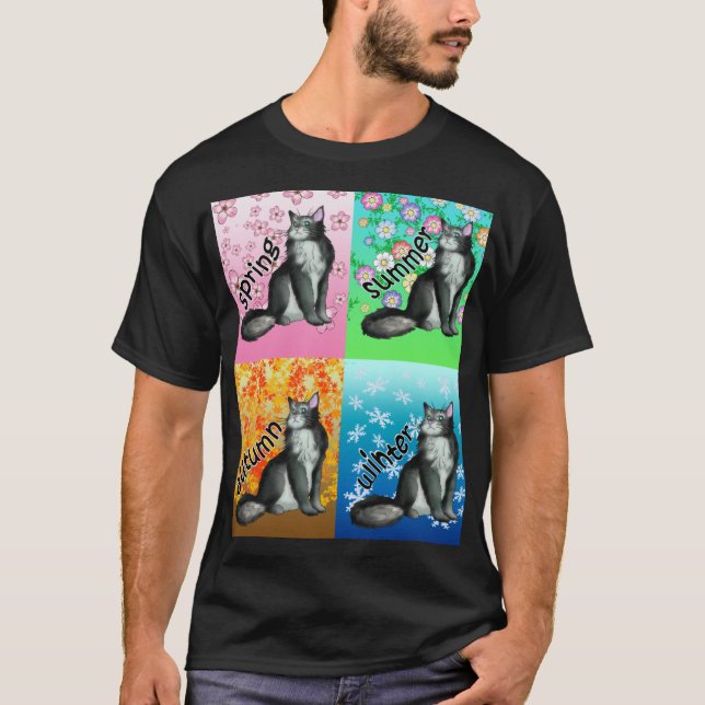 Camiseta casulo preto e branco (Frente)