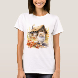 Camiseta Cat. 4 na queda do T-Shirt