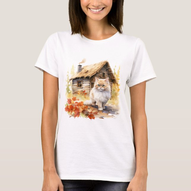 Camiseta Cat. 4 na queda do T-Shirt (Frente)