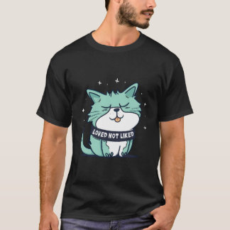 Camiseta Cat Adorava Não Gosta De Pai De Gato E Mãe De Gato