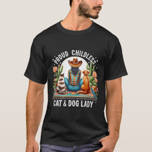 Camiseta Cat & sem filhos; Cão Lady Kamala Harris Animal