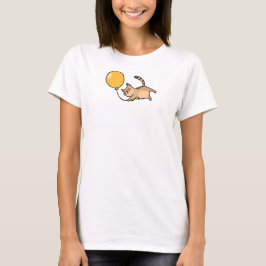 Camiseta Cat and Balloon