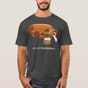 Camiseta Cat Antidepressivo por Tobe Fonseca