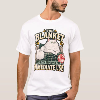 Camiseta Cat Approved The Blanket