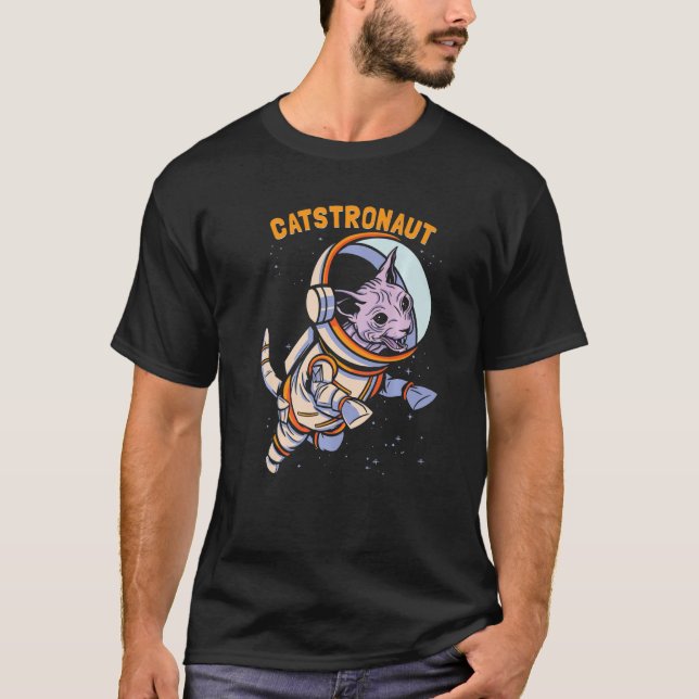 Camiseta Cat Astronaut Space (Frente)
