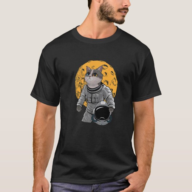Camiseta Cat Astronaut  Space Cat Spaceman Space (Frente)