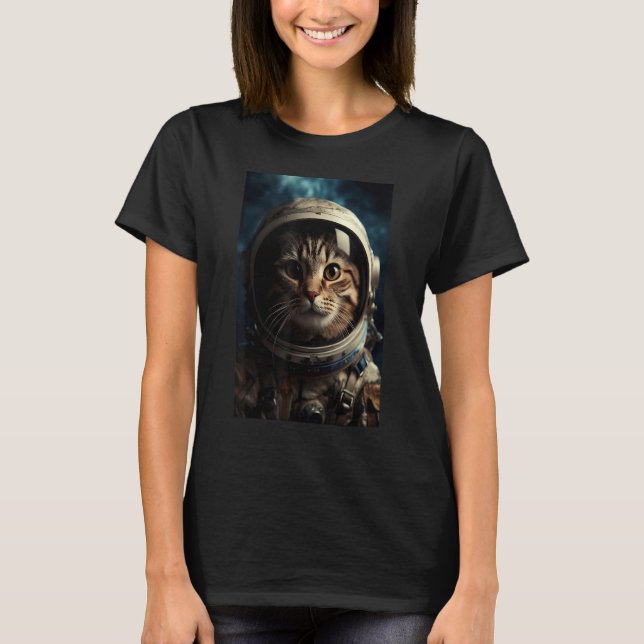 Camiseta Cat astronaut Space Pet 1 (Frente)
