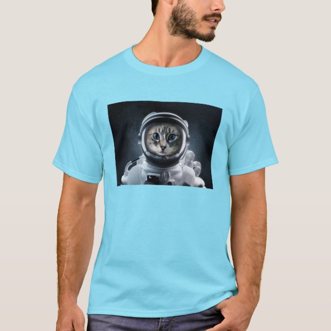 Camiseta Cat Astronauta Chloe (Frente)