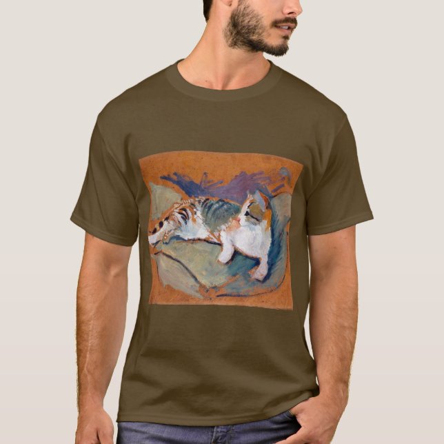 Camiseta Cat, August Macke T-Shirt (Frente)