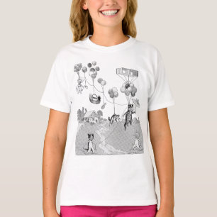 Camiseta Cat Balloon Trip, Louis Wain