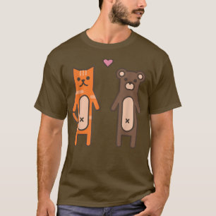 Camiseta Cat Bear Love Pet Animal