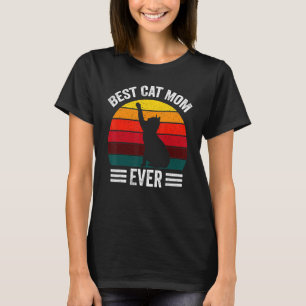 Camiseta Cat Best Cat Mamãe já se meteu com meu Gato para M
