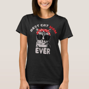 Camiseta Cat Best Cat Mamãe Já Se Metia Com Meu Gato Para M