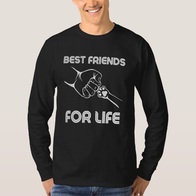 Camiseta Cat Best Friends For Life First Bump Men Women Lov (Frente)