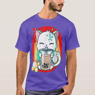 Camiseta Cat Boba Bubble Tea 544