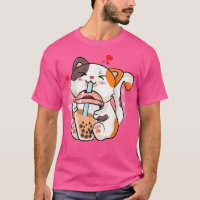 Cat Boba Tea Bubble Tea Anime Kawaii Neko Teen Gir