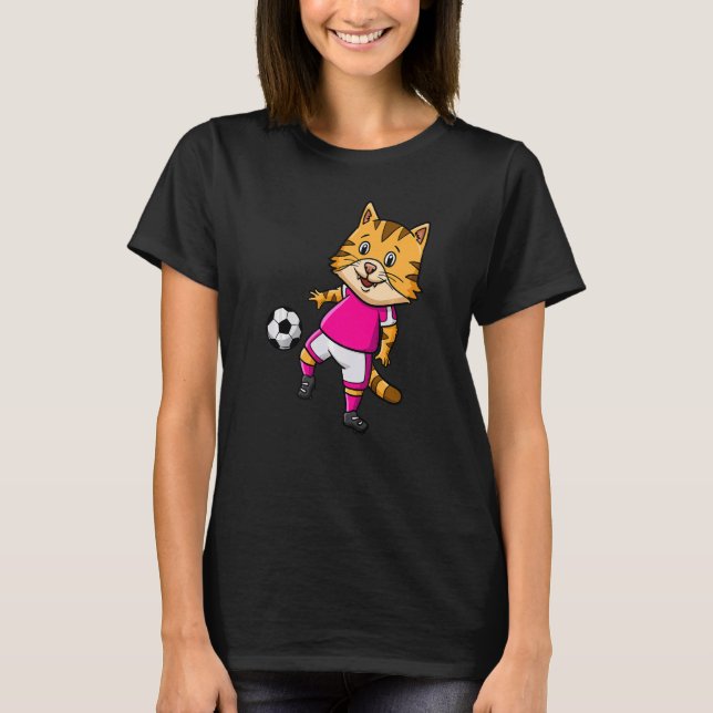 Camiseta Cat Breeder Paw Love Goalkeeper Strike Futebol Sea (Frente)