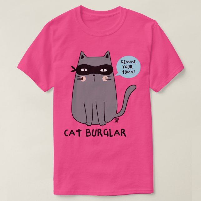 CAMISETA CAT BURGLAR (Frente do Design)