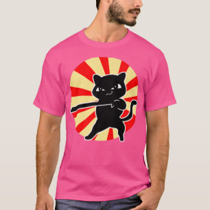 Camiseta Cat Bushido Ronin Japonês Samurai (2)