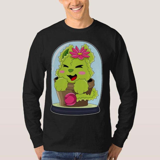 Camiseta Cat Cactus (Frente)