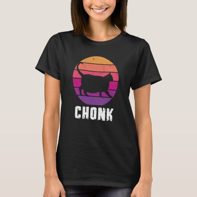 Camiseta Cat Chonk Cats Cat Mom Cat Dad Cat (Frente)